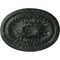 Ekena Millwork Saverne Ceiling Medallion, Hand-Painted Painted Turtle Crackle, 18 1/2"W x 13 1/2"H x 1 7/8"P CM18SAPTC - alternate 1
